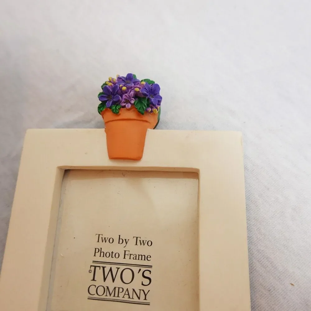 April Flowers Month Photo Picture Frame  - Two's Company Two by Two Small Frame
